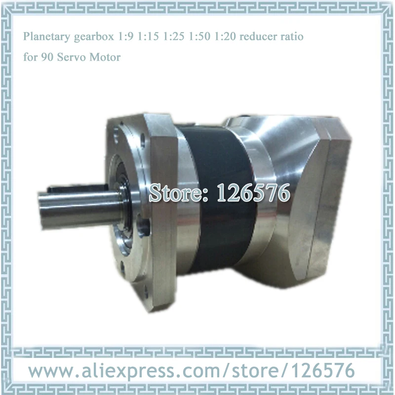 High precision Planetary gearbox , reducer ratio 1:9 1:15 1:25 1:50 1:20 for 90 Servo Motor