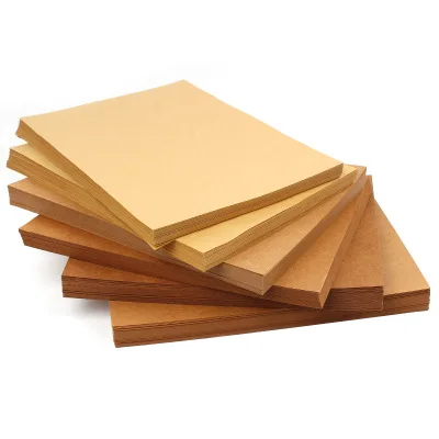 High Quality A4 Brown Kraft Paper DIY Handmake Card Making Craft Paper Thick Paperboard Cardboard