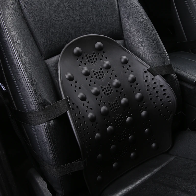 Universal Car Back Support Chair Massage Lumbar Support Waist Cushion Mesh Ventilate Cushion Pad For Car Office Home