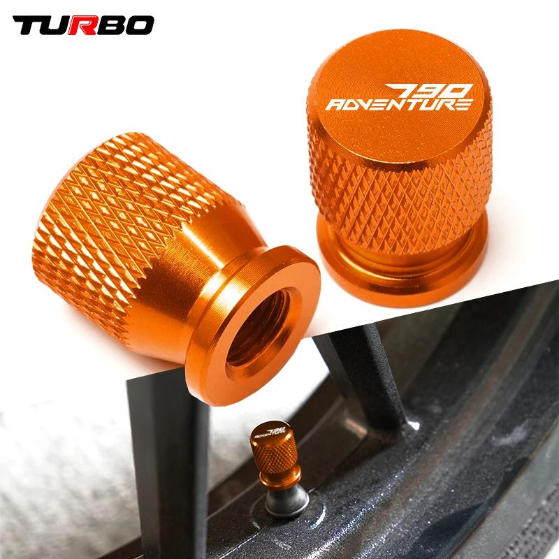 Motorcycle 790 ADV Accessories CNC Vehicle Wheel Tire Valve Stem Caps Covers For KTM 790 Adventure 790Adventure R/S 2019 2020