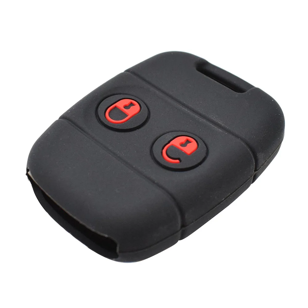 2-przyciskowe etui na kluczyk zdalnego sterowania do Land Rover Defender Freelander Rover 25 45 100 200 400 MG ZS ZR MGF Silikonowa osłona pilota do