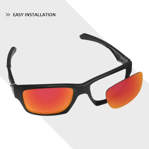 Imagen 2 del producto Lentes polarizadas Firtox de repuesto para gafas de sol Oakley Holbrook OO9102 (solo lentes) - Marrón