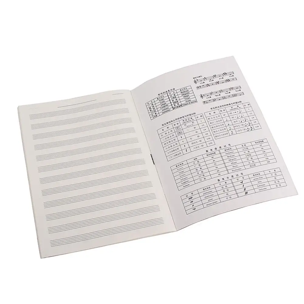 Diskon Besar-besaran!!! 32 Halaman Catatan Musik Stave Menulis Gambar Catatan Kertas Notebook Alat Musisi