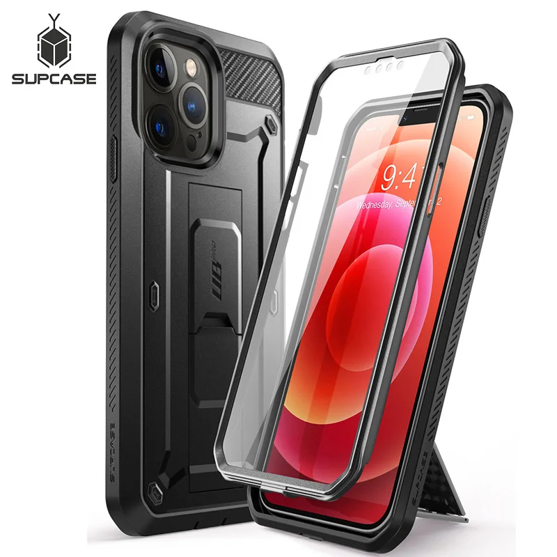 SUPCASE For iPhone 13 Pro Case 6.1 inch (2021) UB Pro Full-Body Rugged Holster Cover with Built-in Screen Protector & Kickstand