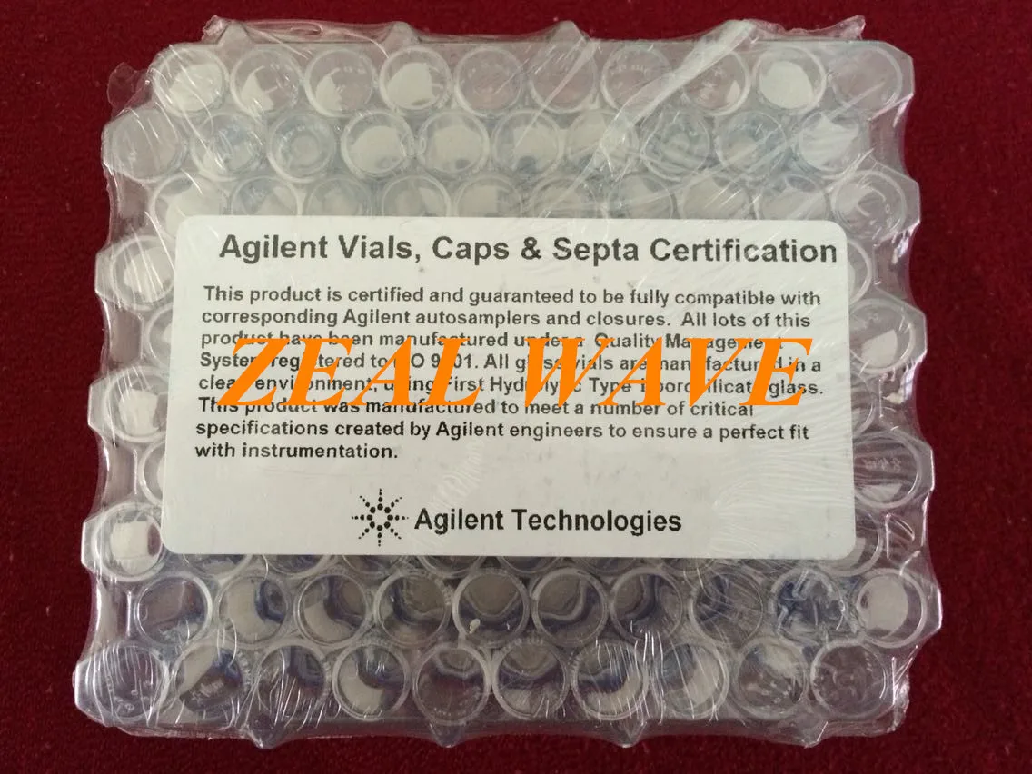 

Agilent Sample Bottle Thread Wide Mouth Transparent Tape Writing 5182-0864 100 Pcs / Pack Set Promotion