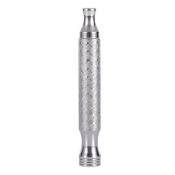 CNC 316 L Stainless Steel Double Edge Safety Razor Handle Men's Manual Shaving Accessories Only Handle(Without Head)