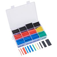 560pcs Heat Shrink Tubing 2:1 Dual Wall Adhesive Heat Shrink Tubes Wire Wrap,Waterproof Insulated Electrical Wire Kit With Box