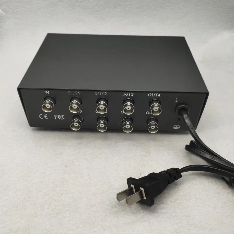 TVI CVI AHD CVBS 1 In 8 Out Composite BNC  Video Distributor  1-8CH Splitter For CCTV Security Camera