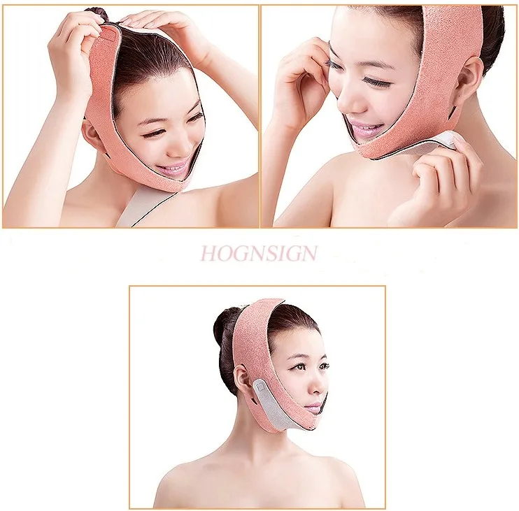 pattern anti-aging firming lifting V face artifact face-lifting belt Face-lifting mask face correction bandage anti-law
