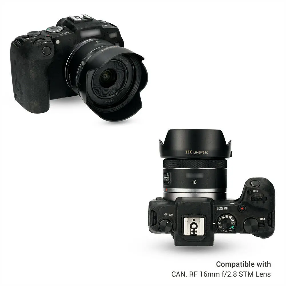 غطاء عدسة حربة قابل للعكس لكاميرا كانون ، الكاميرا ، بتلة زهور ، RF 16 ، F ، F ، STM EOS R ، RP ، R3 ، R5 ، R6 ، R8 ، R10 ،