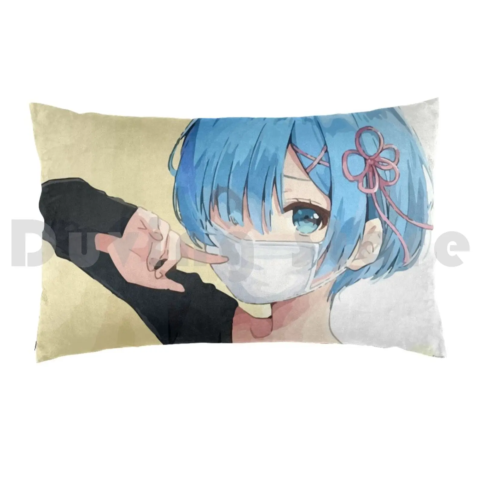 RemPillow case Re Zero Rem Rem Re Zero Rem Re Zero Anime Manga Re Zero Anime Waifu