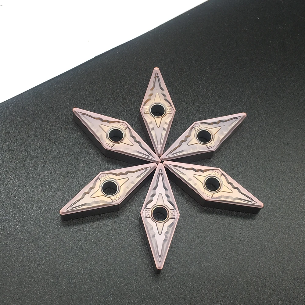 10PCS VNMG160408 HS FT1125 เครื่องมือสำหรับเครื่องกลึงโลหะ CNC โลหะเครื่องมือ CNC เครื่องมือสำหรับสแตนเลสเหล็ก