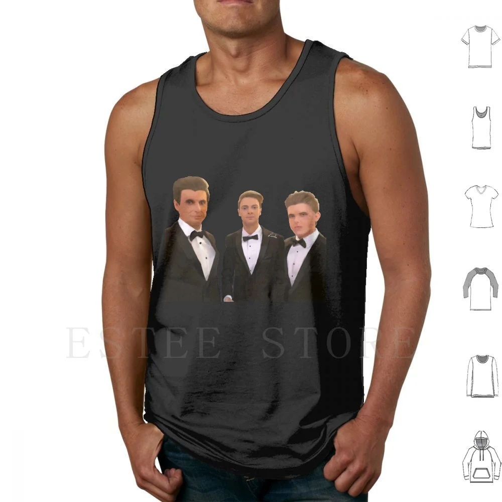 Henry Danger-Tuxedo Tank Tops Vest Sleeveless Jace Norman Cooper Barnes Sean Ryan Fox Fanart Sketch Realistic Tuxedo