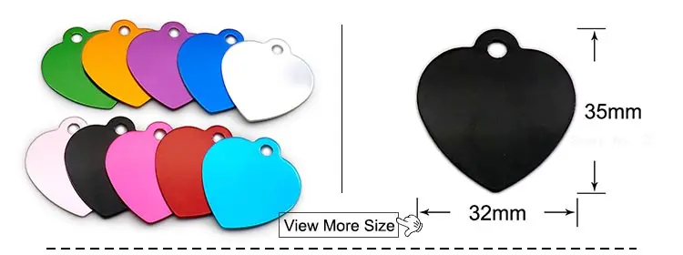 GROßHANDEL 100PCS Hund Tag Name Platte Pet ID Tag Personalisierte Hund ID Tags Kragen Zubehör Pet Anhänger Personalisierte Angepasst – Detail 9