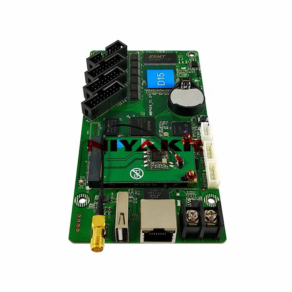 Huidu-controlador WIFI D15 D16, Asyn, disco USB, tarjeta de Control HD