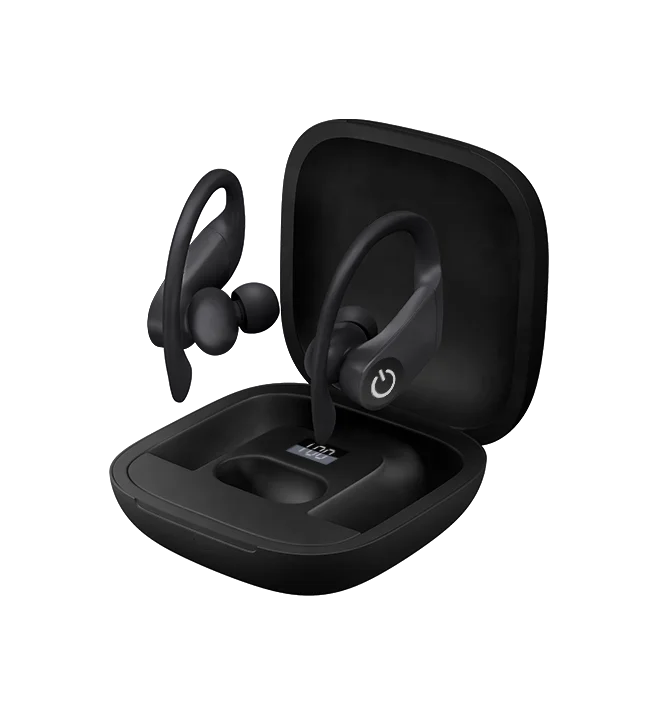 Auricular Estéreo inalámbrico con bluetooth, dispositivo de audio profesional, impermeable, con cancelación de ruido, Base de Metal, para deportes