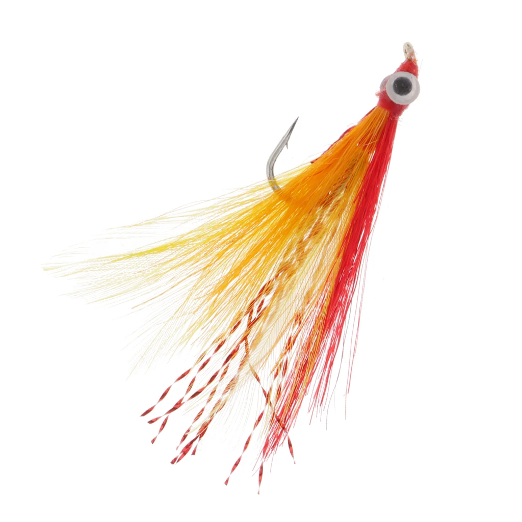 Clousers Deep Minnow Streamer Fly Fishing Flies for Fisherman Saltwater Freshwater Fishing