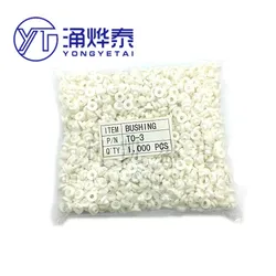 YYT 1000PCS/Bag Insulating Cap Insulating Particles Insulation Ring For M3 Screw TO-220 TO-3P TO-247 High Temperature