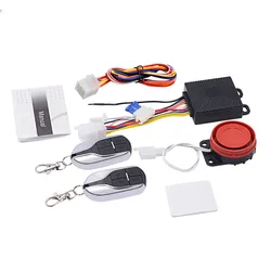 Universal 12V Motorcycle Security Alarm System Anti-theft Remote Engine Start Automatic remote start/off#LR1Dynamic password