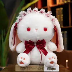 23cm / 35cm Cute Cartoon Lolita Rabbit / Bunny Plush Baby Toy Doll Kawaii Stuffed Animal Gift for Girls Boys Girlfriends