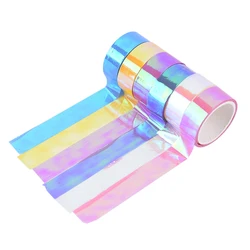 500cm Rhythmic Gymnastics Decoration Holographic RG Prismatic Glitter Tape Hoops Stick 500cm x 1.5cm