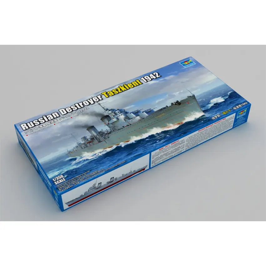

Распродажа Trumpeter масштаб 1/350, российский разрушитель Taszkient 1942 года, военная пластиковая сборная модель # 05357