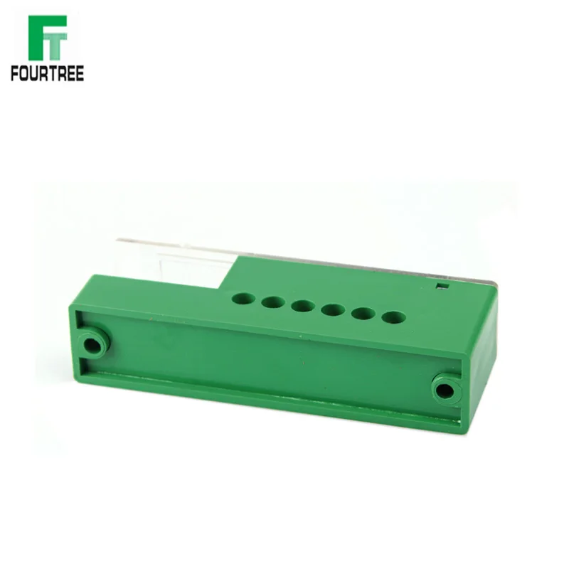 1PCS Unipolar Splitter Terminal Junction Box Metering Cabinet Wire Block Retardant Flame Electrical Accessories 1 In 6 Out