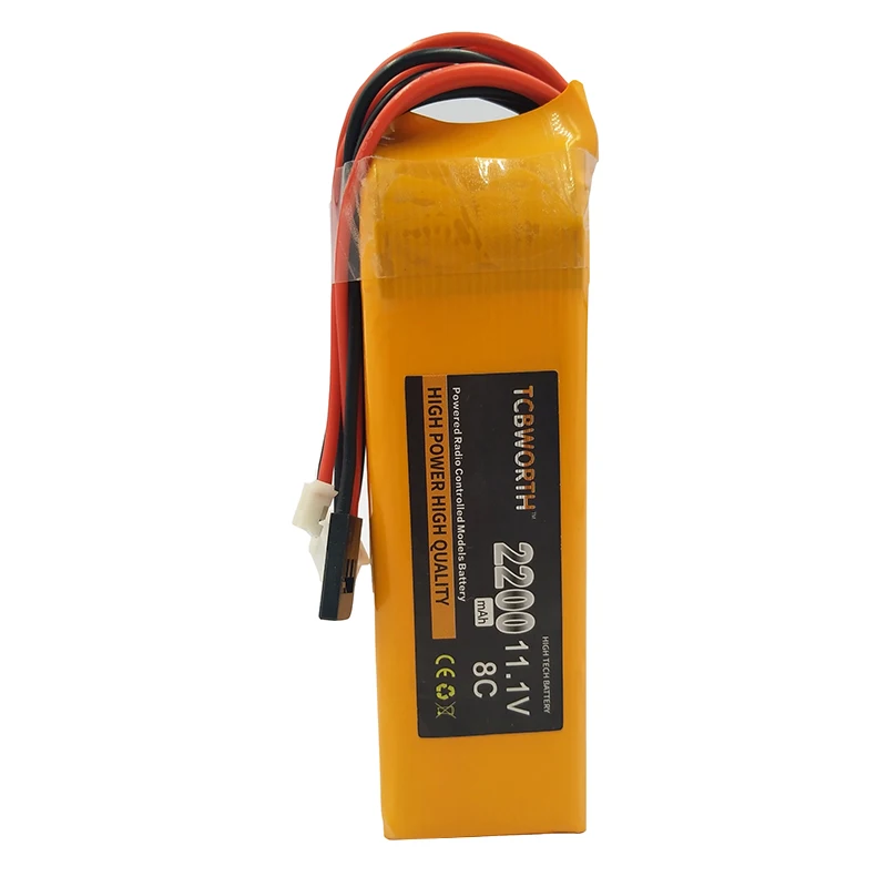 RC Lipo batteria 2S 3S 7.4V 11.1V 2200mAh 8C Max 16C JR JST FUBEBA Plug per RC Hubsan H501S trasmettitore ricevitore telecomando