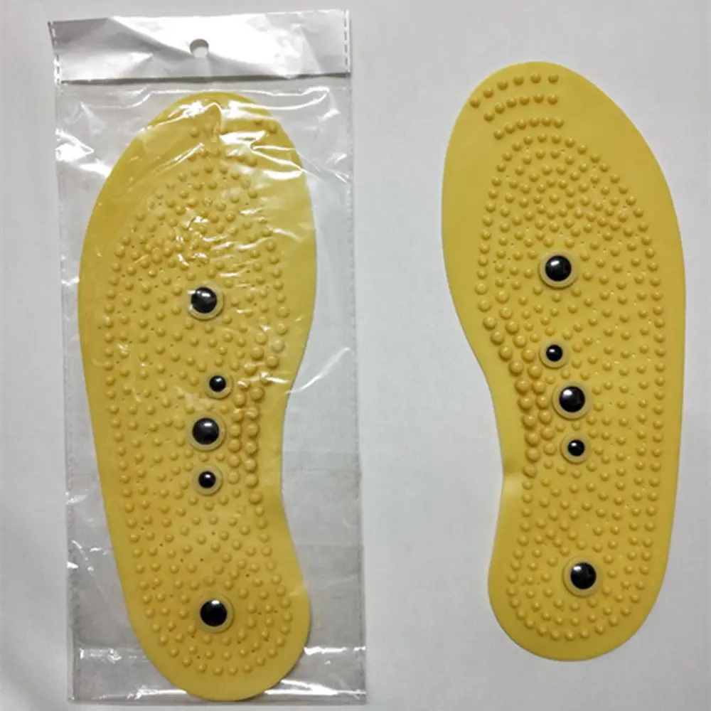 Magnetische Inlegzolen Afslanken Therapie Voor Gewichtsverlies Massage Voetverzorging Schoenen Mat Pad Bruin Binnenzool Groothandel Dropshipping Zolen