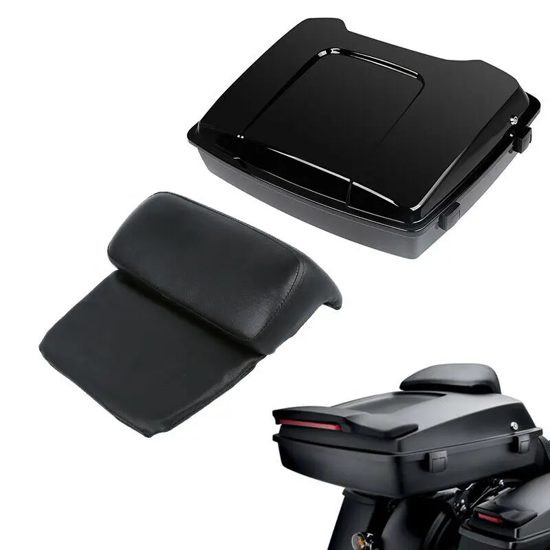 

Мотоциклетный багажник Razor Pack с накладкой для Harley Tour Pack Touring Street Glide Electra Glide Road Glide Road King FLHT 1997-2013 12