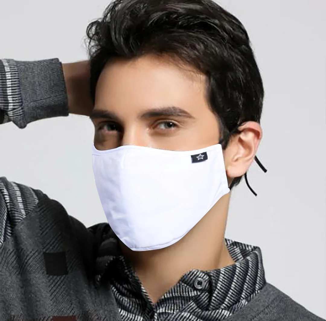 MEN WOMEN Fashion Cotton PM2.5 Anti haze smog mouth Dust Mask + * Activated carbon filter paper * bacteria proof Flu Face Mask