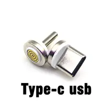 Conector magnético giratorio de datos y carga rápida tipo C