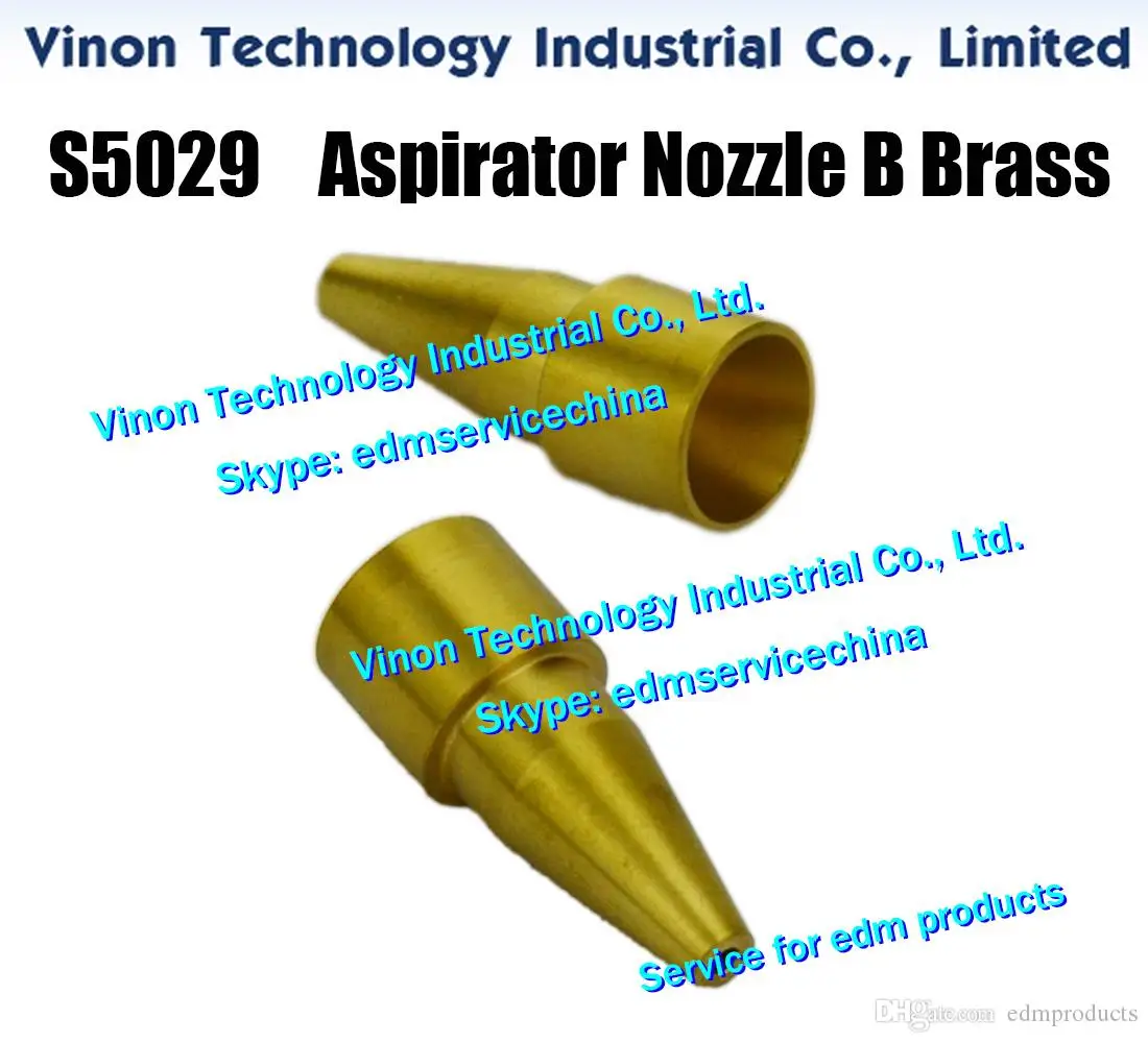 3053081 S5029 edm Brass Aspirator nozzle B Ø16xØ2.0x40mm for Sodic k A280.A300.A320.A530 series WEDM-LS machines