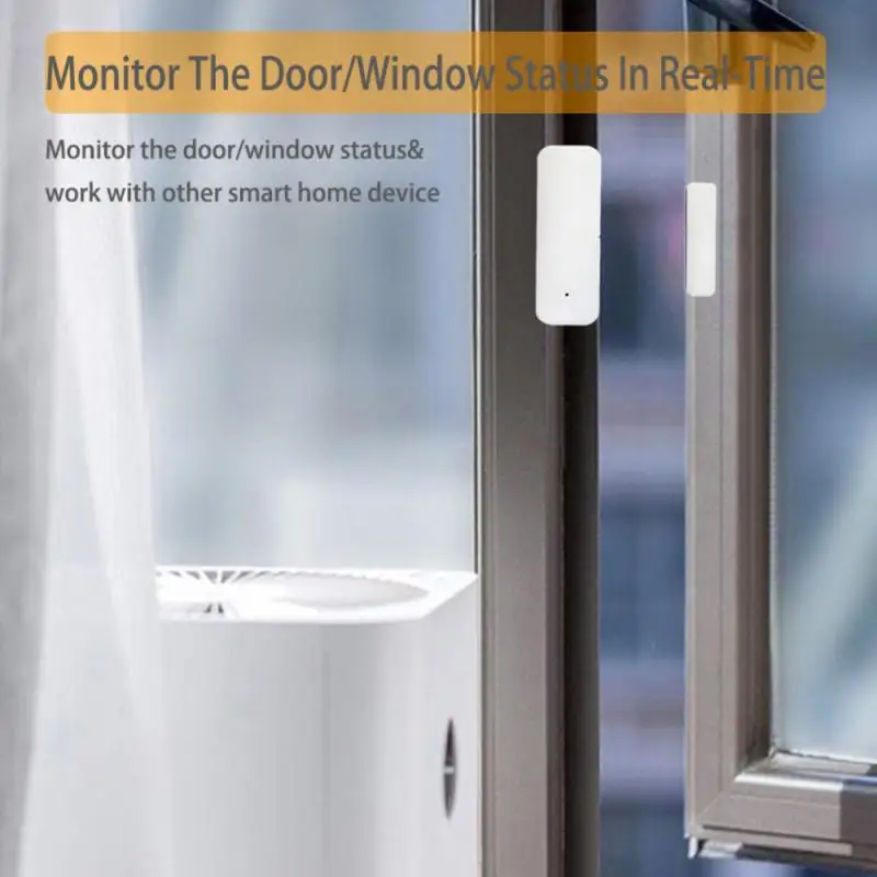 Tuya WiFi Cảm Biến Cửa Cửa Thông Minh Mở/Đóng Cửa Máy Phát Hiện Tác Phẩm Với Cuộc Sống Thông Minh Wifi Cảm Biến Cửa Sổ Điều Khiển Giọng Nói Alexa google Home
