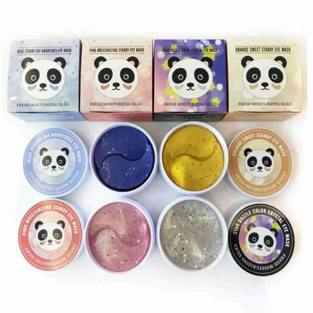 60 Pieces Of Crystal Collagen Eye Mask Eye Patch Mask Collagen Korea Against Wrinkles Dark Circles Care Eyes Bags Pads