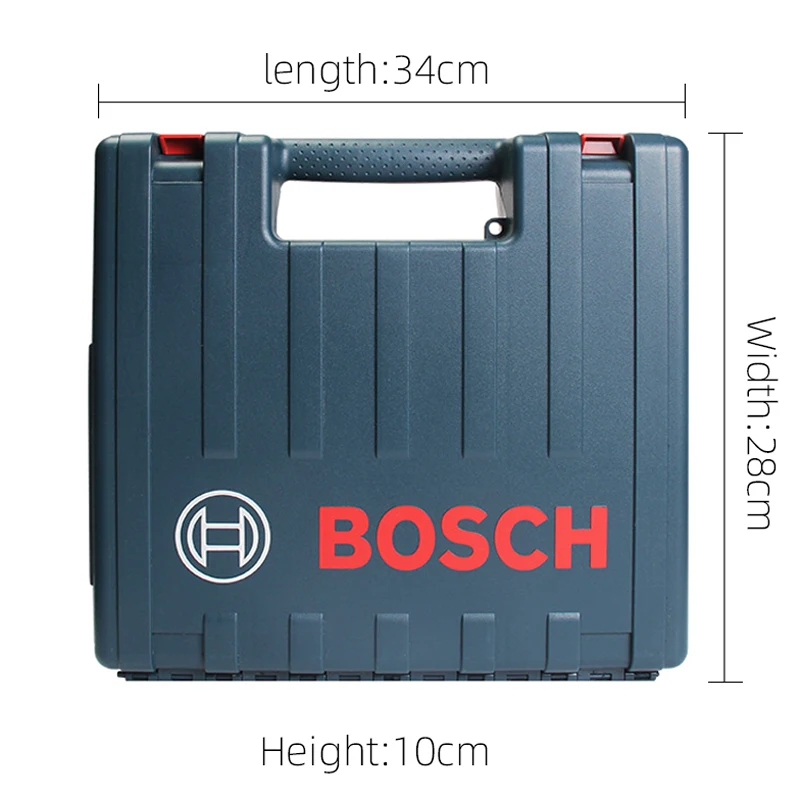 Bosch Toolbox (modified) Rechargeable Drill Electric Drill Impact Drill Household Universal Suitcase Size: 34CM×28CM×10CM