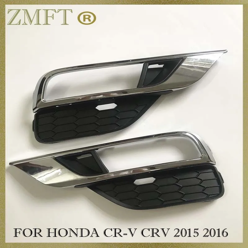 

Car Front Bumper Fog Lamp Cover Hood For HONDA CRV CR-V RM1RM2 RM3 RM4 2015 2016 UK Version Chroming Type Fog Lamp Cover