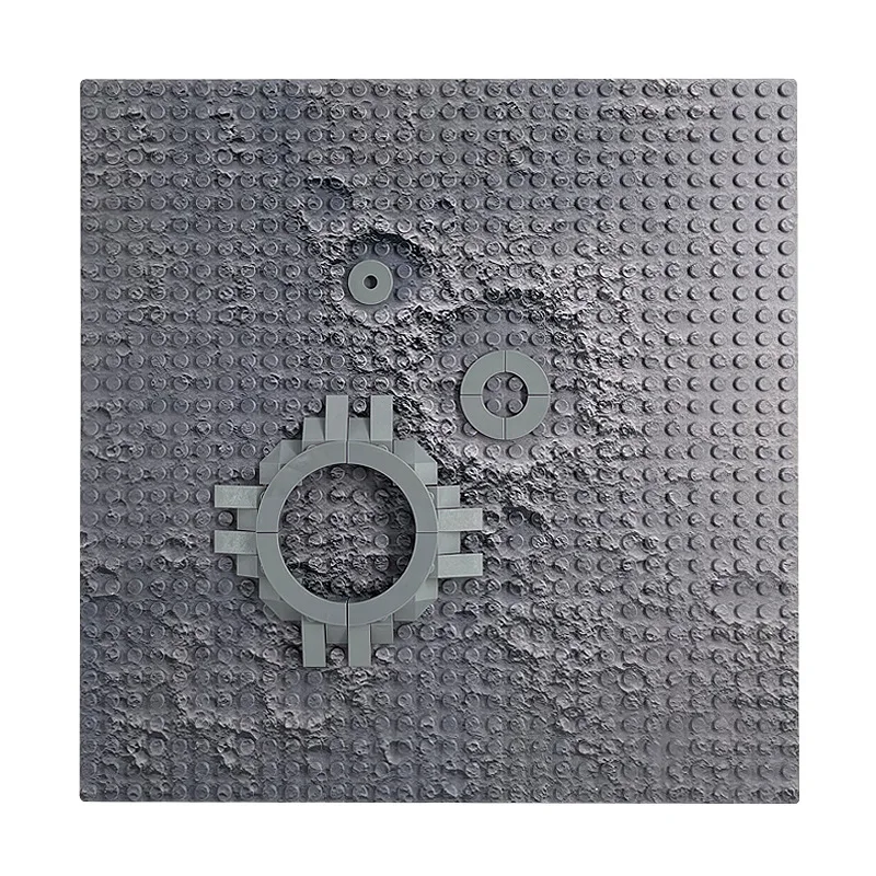 10-Zoll-Weltraum-Mondbasis-Grundplatte 32 x 32 kleiner Punktbaustein Mars Moon Base Lunar Rover-Platte – Detail 1