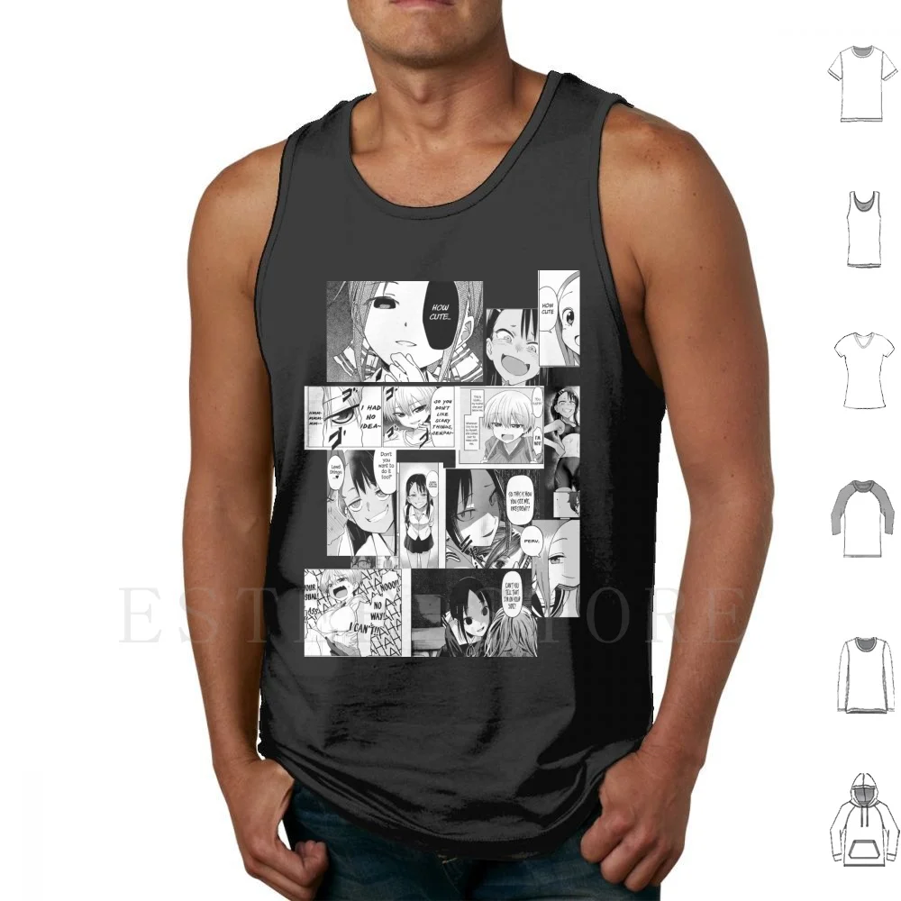 Smug Anime / Manga Girls Tank Tops Vest Sleeveless Anime Manga Kaguya Uzaki Smug Girls Anime Girls Kaguya Sama Uzaki Chan