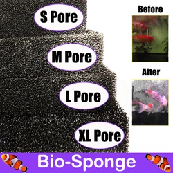 Biochemical Cotton Filter Practical Fish Tank Pond Foam Aquarium Accessories Bio-Sponge Black Multiple Size 15/25/35/50PPI