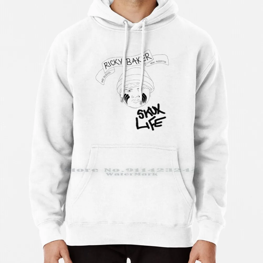 

Ricky Baker-Skux Life Hoodie Sweater 6xl Cotton Ricky Baker Skux Life Wilderpeople Once Rejected Now Accepted Me And Hector