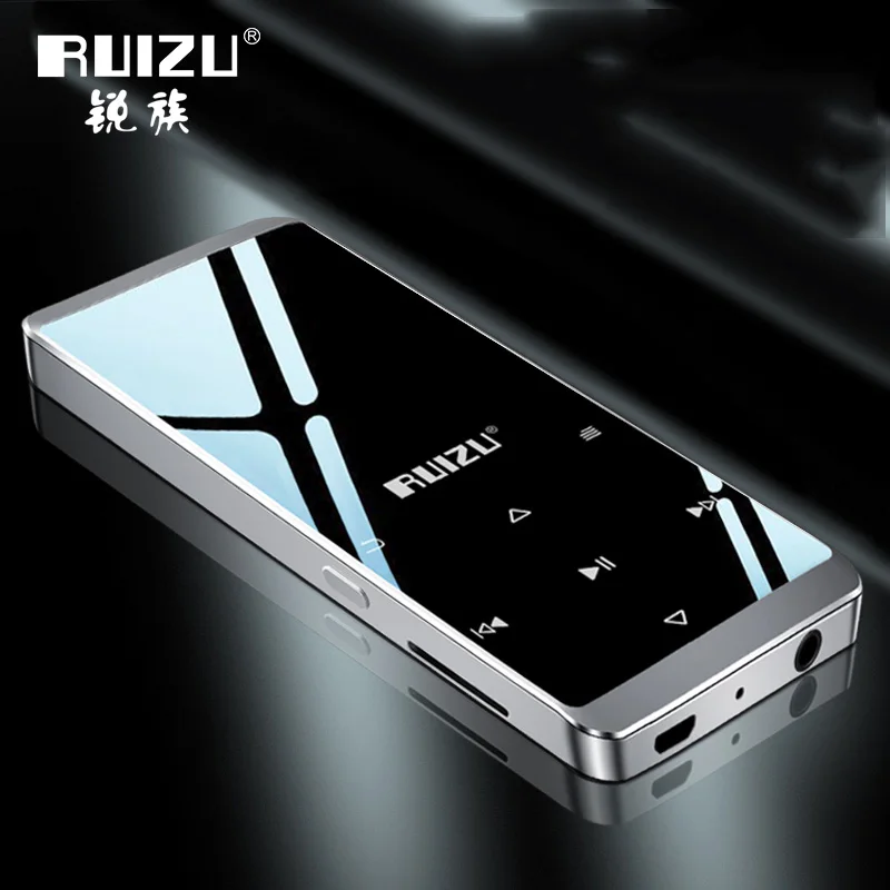 Original Ruizu D02 Bluetooth MP3 player Built-in Speakers with e-book Video Radio Mini Walkman