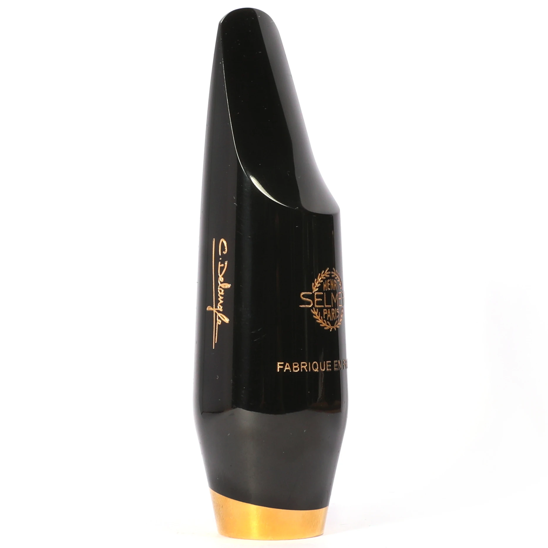 France selmer C.Delangle Alto Saxophone Hard rubber round chamber Metal tail Mouthpiece