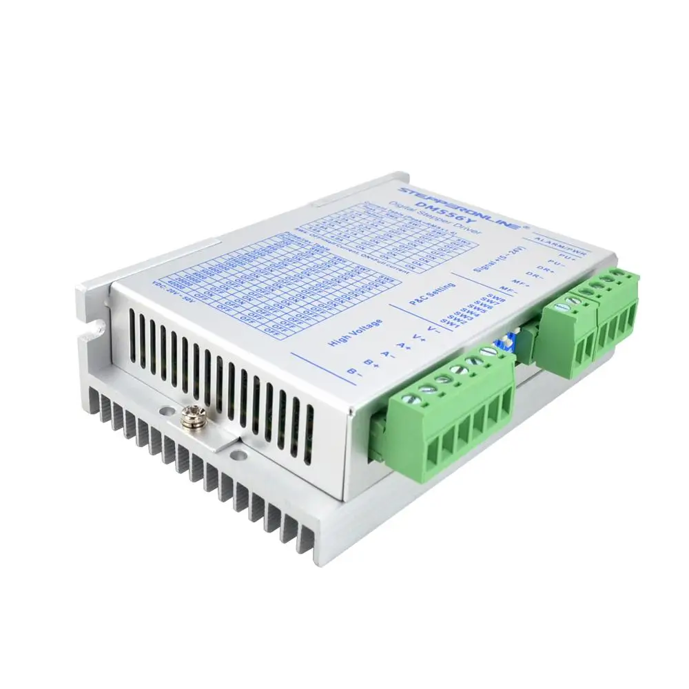 Imagem -02 - Driver Digital de Passo 1.756a 2050vdc para Nema 23 24 Motor de Passo Dm556y