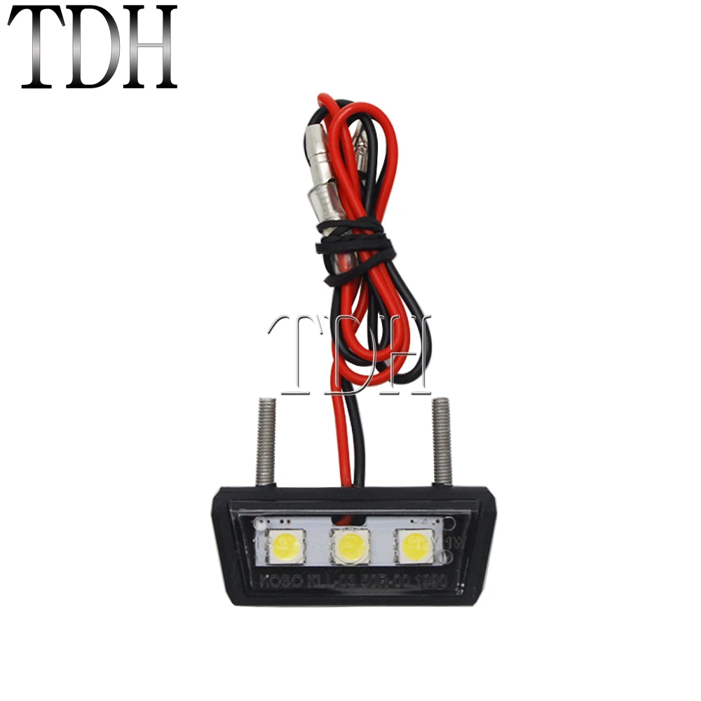 Motorcycle Rear Brake LED Tail Stop Light Lamp Universal Taillight Rear License Plate Light For Dirt Bikes Motocross