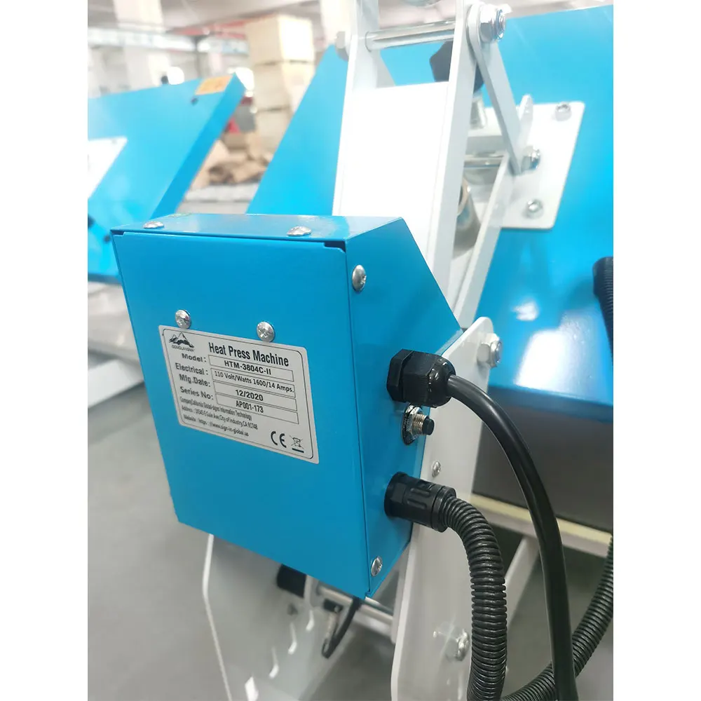 Qomolangma 20inx16in Clamshell Auto Open Heat Press Machine Transfer Printer for Pillow Case T-shirt Printing
