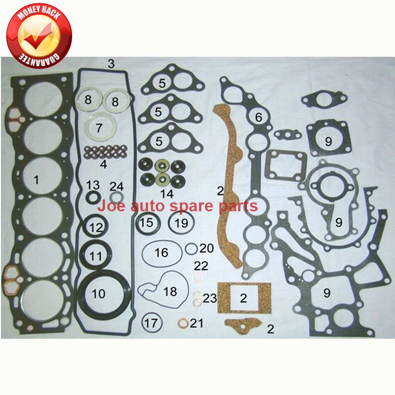 

1GE 1GEU Engine Full gasket SET kit for toyota CRESSIDA (X6) 2.0L 2.0 GLI 1988cc 82-84 04111-70013 04111-70016 04111-70010