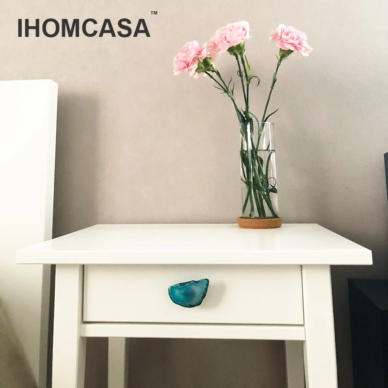 Ihomcasa-天然瑪瑙石のドアと引き出しのハンドル,レイキ家具,キッチンキャビネット,ワードローブ,北欧の豪華な芸術