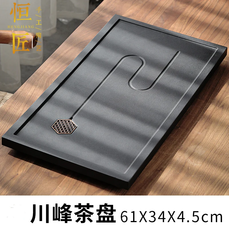 Chinese Wooden Tea Tray Drainage Coffee Eco Friendly Dry Bubble Kung Fu Tea Tray Tea Ceremony Bandeja Madera Teaware DG50CP