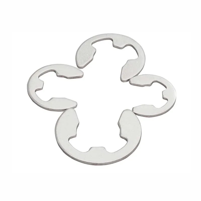 10/100pcs M1.2 M1.5 M2 M3 M4 M5 M6 M7 M8 M9M10M11M12M13M15M16 304 Stainless Steel E Clip Circlip Retaining Ring Washer for Shaft